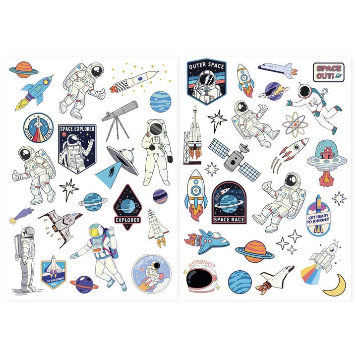 La Petite Épicerie - Wholesale Temporary Tattoo - Kids - Tattoo Pouch - Cosmos1