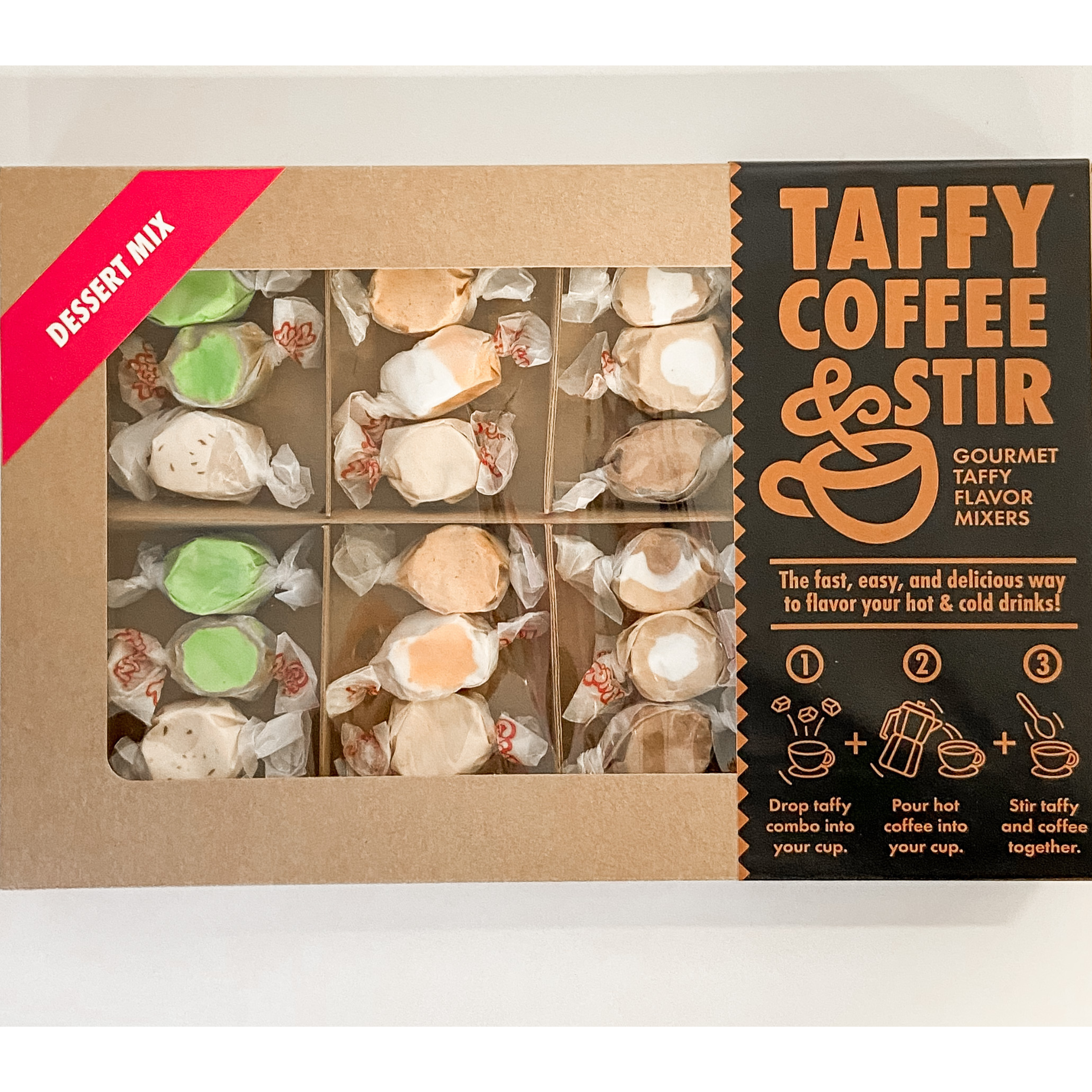 Taffy2you - Wholesale Taffy - Taffy, Coffee, & Stir - Variety Coffee Flavors Maker13