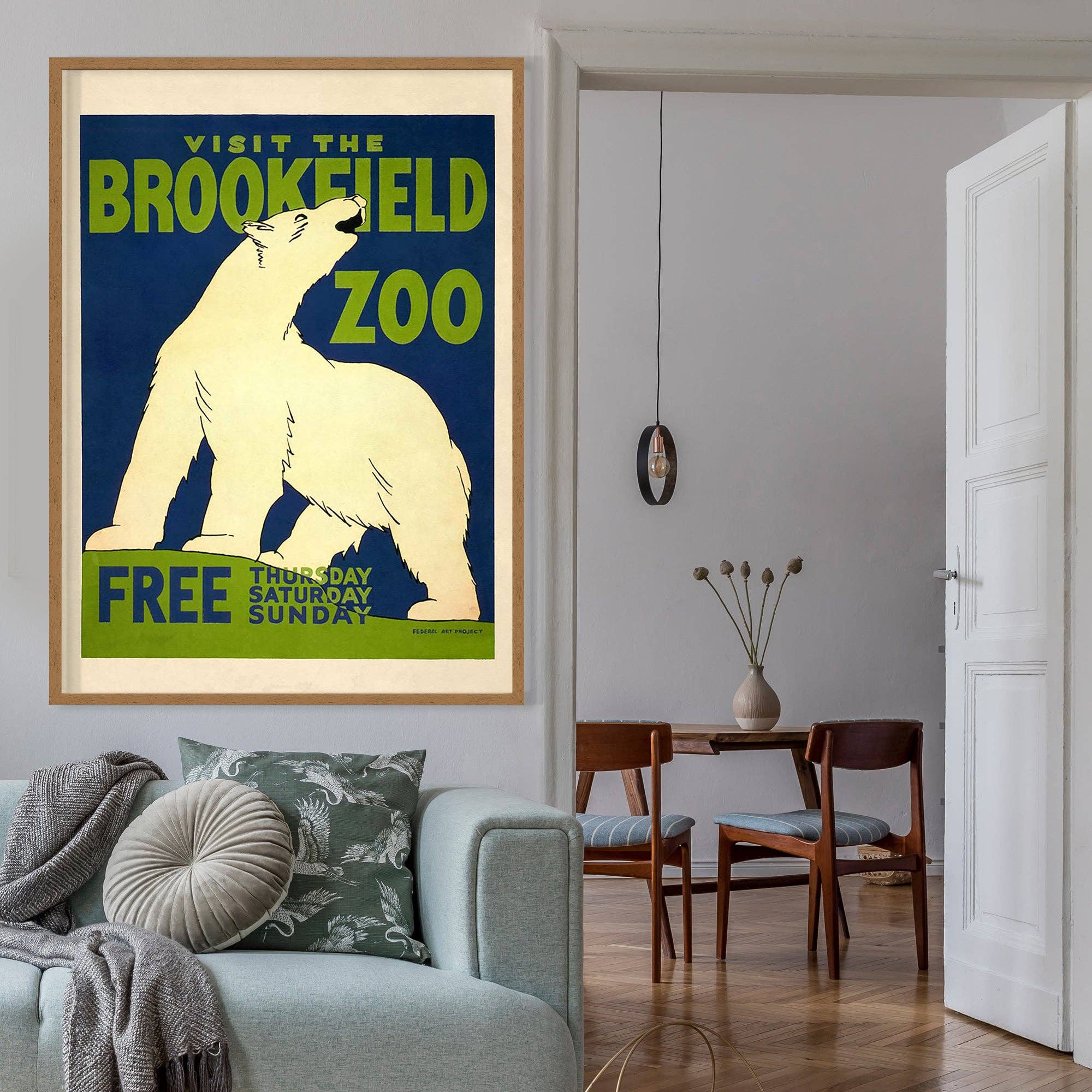 Ink & Drop - Wholesale Poster - Vintage Brookfield Zoo Poster2