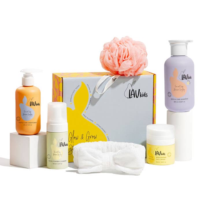 Complete Skin & Hair Set with Moisturising Face Cream for wholesale by LAV Kids