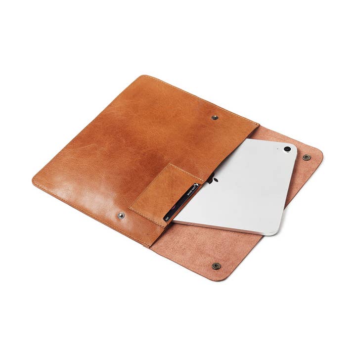 Custodia Fastway per Apple iPad Pro 11" - Marrone chiaro per la vendita all'ingrosso da parte di Classy Leather Bags