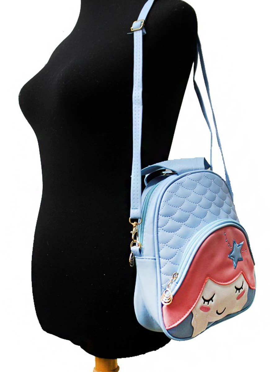 Cap Zone - Wholesale Backpack - Kids - Quilted Mini Mermaid Backpack9