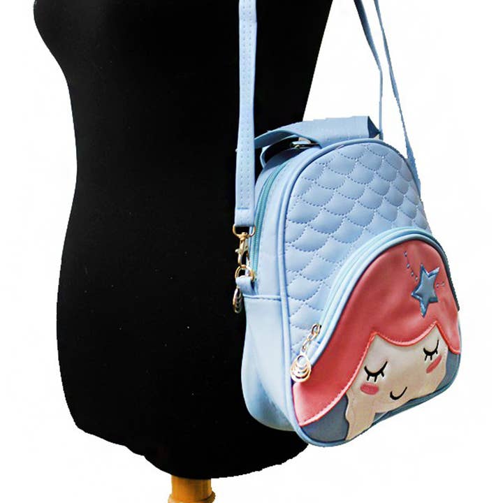 Cap Zone - Wholesale Backpack - Kids - Quilted Mini Mermaid Backpack9
