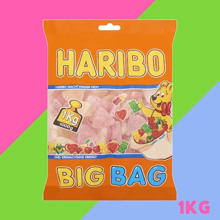 Haribo Pamplemousse 1kg Grand Sac (Allemand) pour la vente par Gaffney's Sweets & Treats Wholesale