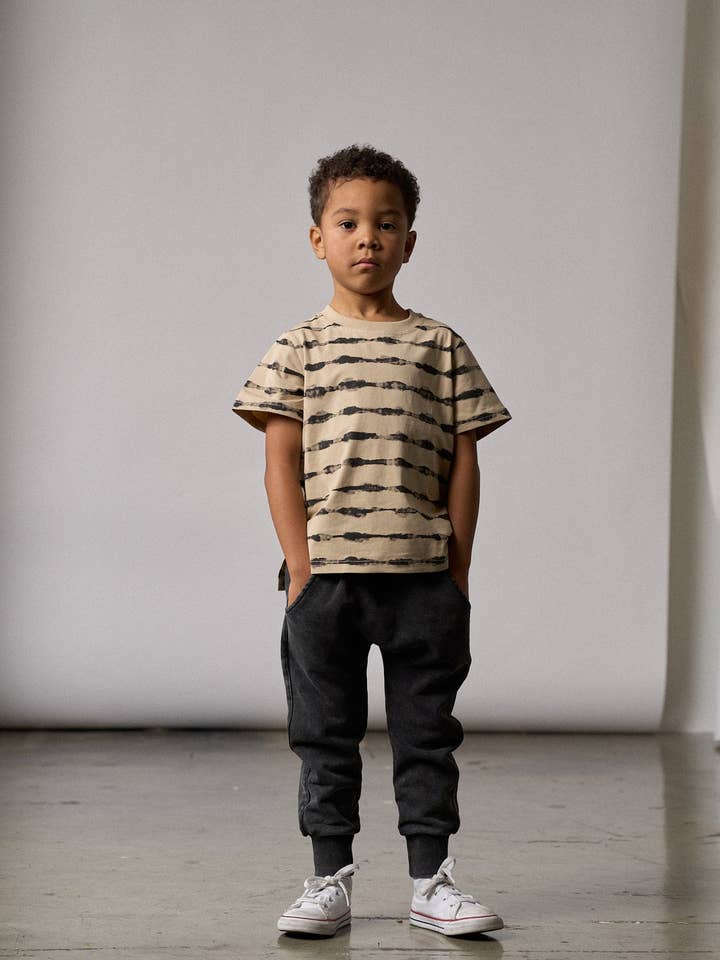 Little Bipsy - Wholesale Lounge Sweatpants/Joggers - Kids - Acid Wash Jogger - Black