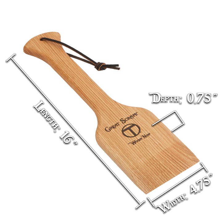 Great Scrape - Wholesale Outdoor Grill Tools - Woody Nub - BBQ Cleaning Tool & Guys Gift