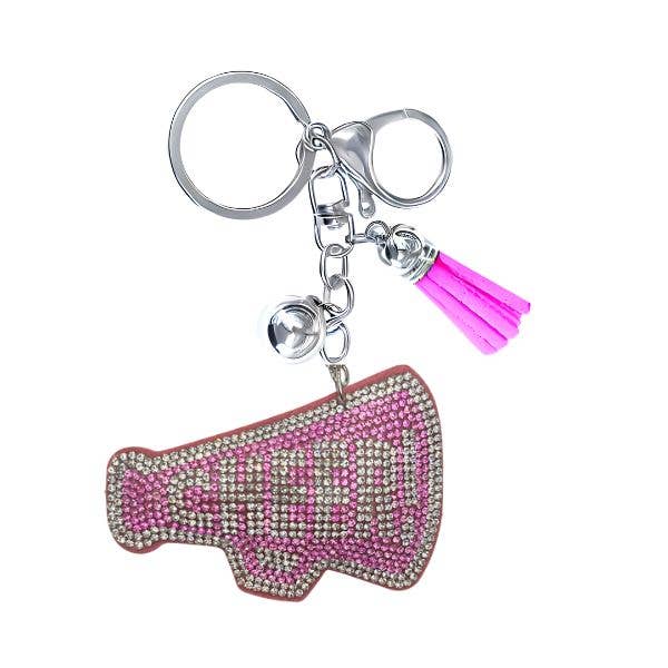 Queens Designs - Wholesale Keychain - Women's - Cheer Crystal Bling Keychains9
