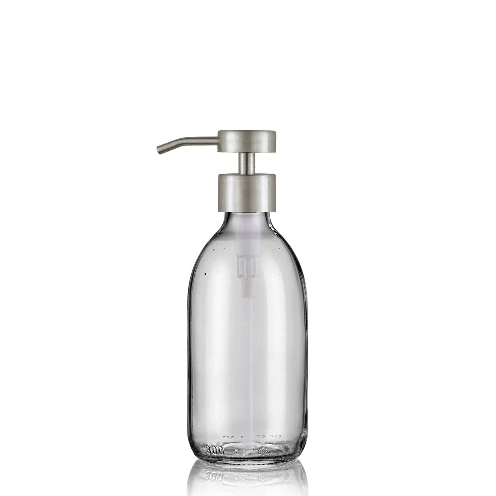 Little Pots – wholesale Soap dispenser – Clear glass soap dispenser – Stainless steel pump19