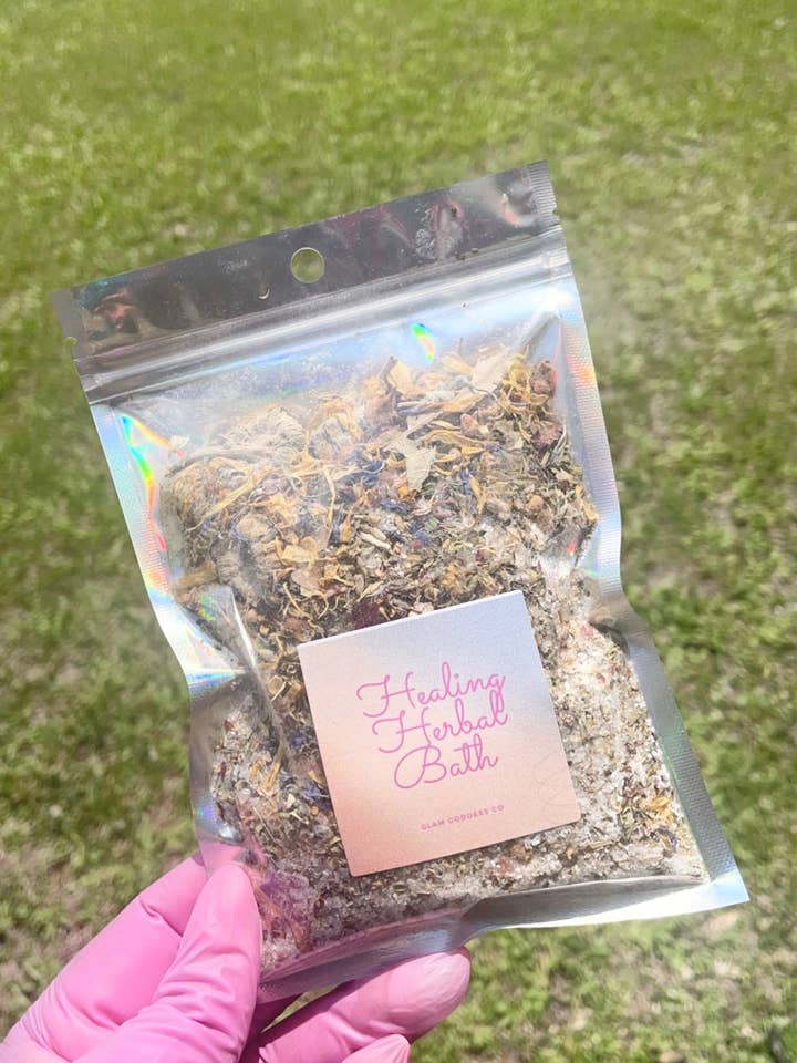 Bain aux herbes pour la vente par Glam Goddess Cosmetics