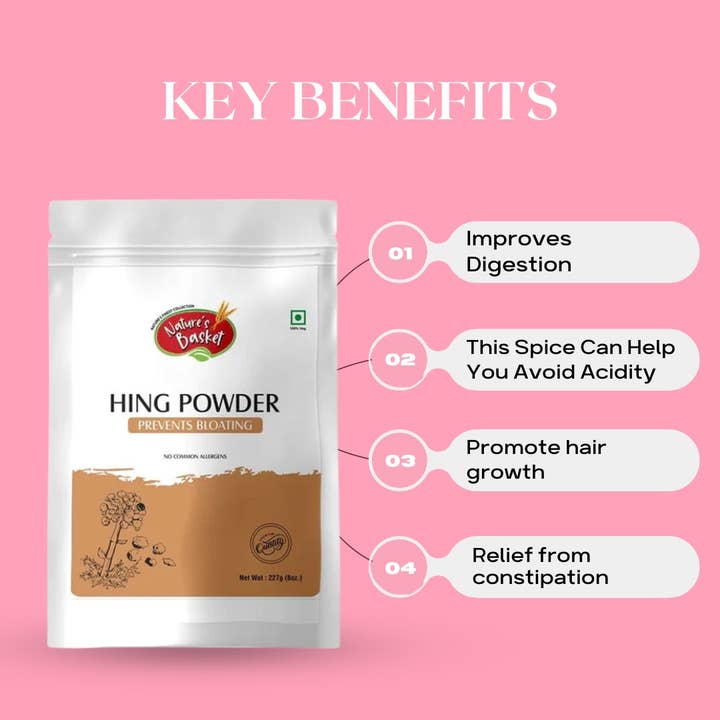 Natures Basket - Wholesale Dried Spice - Nature's Basket Compounded Hing (Ferula asa-foetida) powder - Contains gluten7