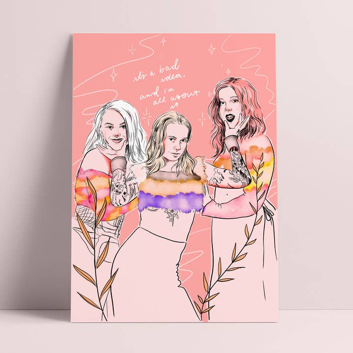 boygenius print for wholesale by Spilt Milk Press