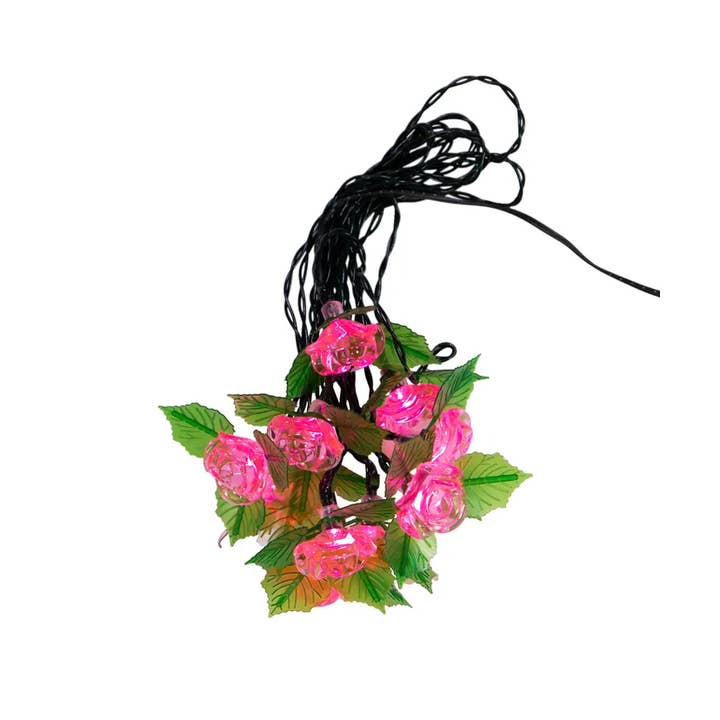 Kurt S. Adler, Inc. - Wholesale Artificial Flowers - UL 10L PINK LED PINK ROSE LIGHT SET