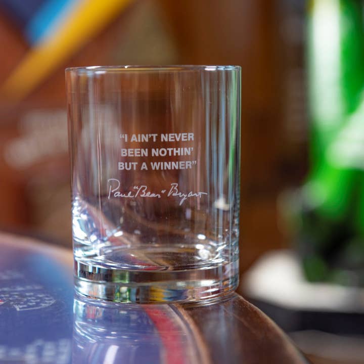 Bear Bryant Citat Glas (Vinnare) för wholesale av A to Z Imaging and Design