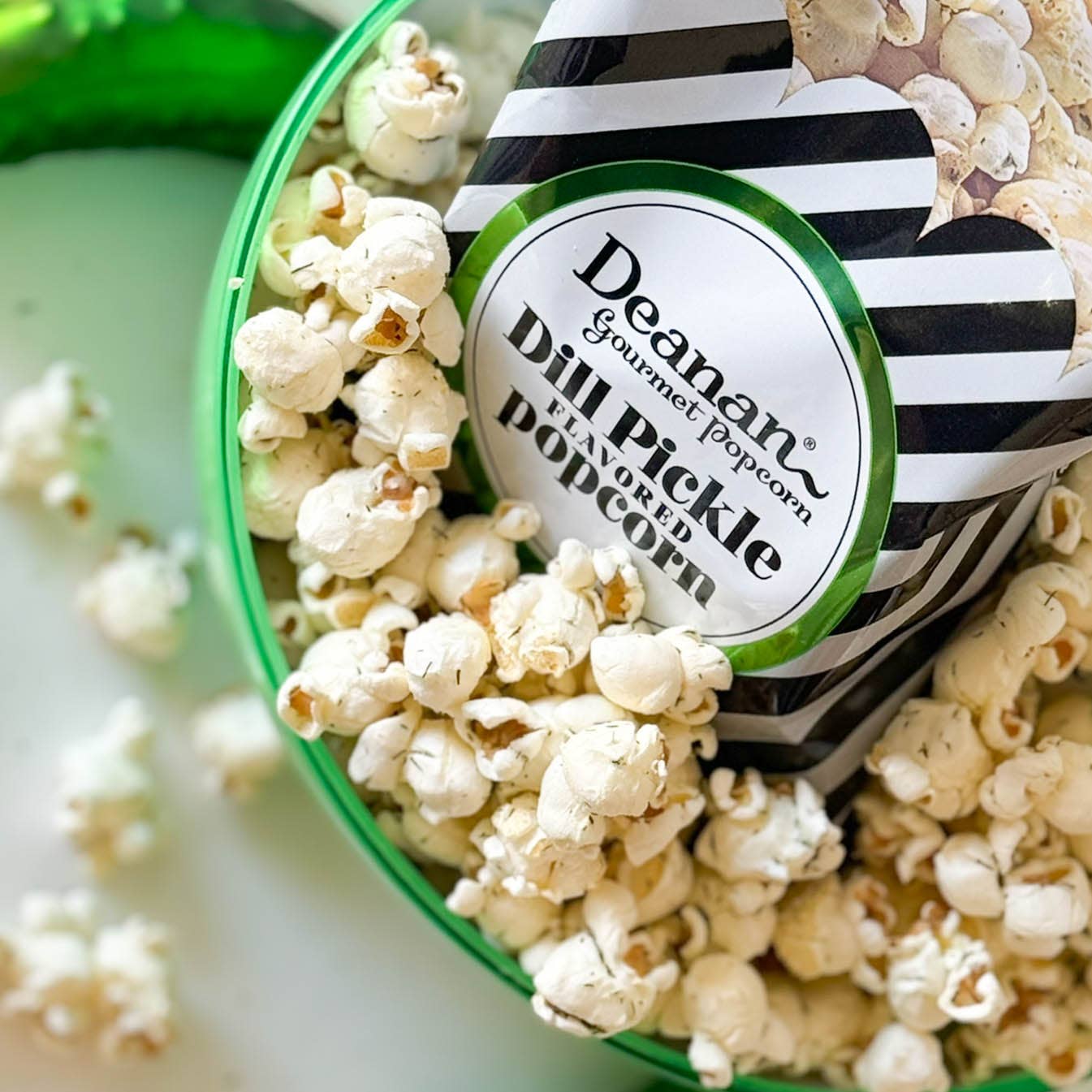 Deanan Gourmet Popcorn - Wholesale Popcorn - Dill Pickle Popcorn - 50 Count - 3 Cup Bags11