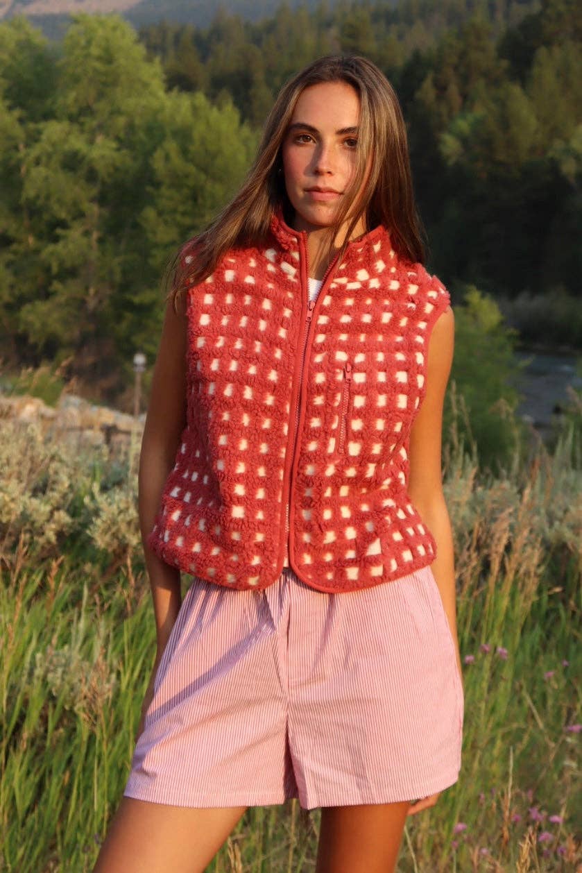 Midnight Lunch - Wholesale Outerwear Vest - Women's - Montana Vest | Signature Red7