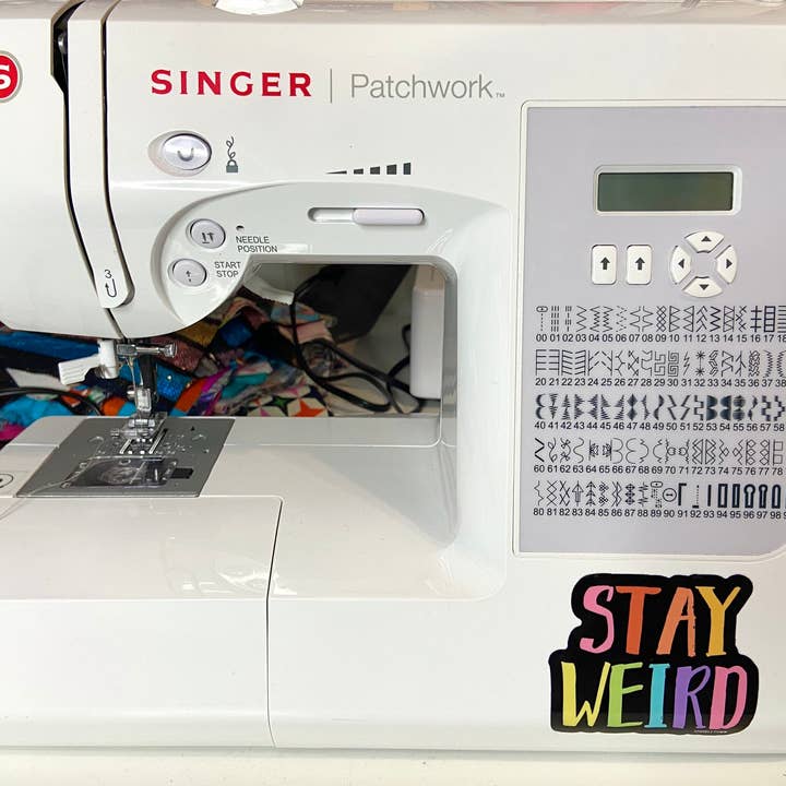 Sparkletown Studios - Wholesale Sticker - Stay Weird Vinyl Sticker