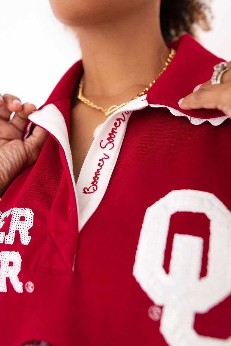 Brianna Cannon - Wholesale Dress - Women's - Oklahoma Logo Patch Dress1