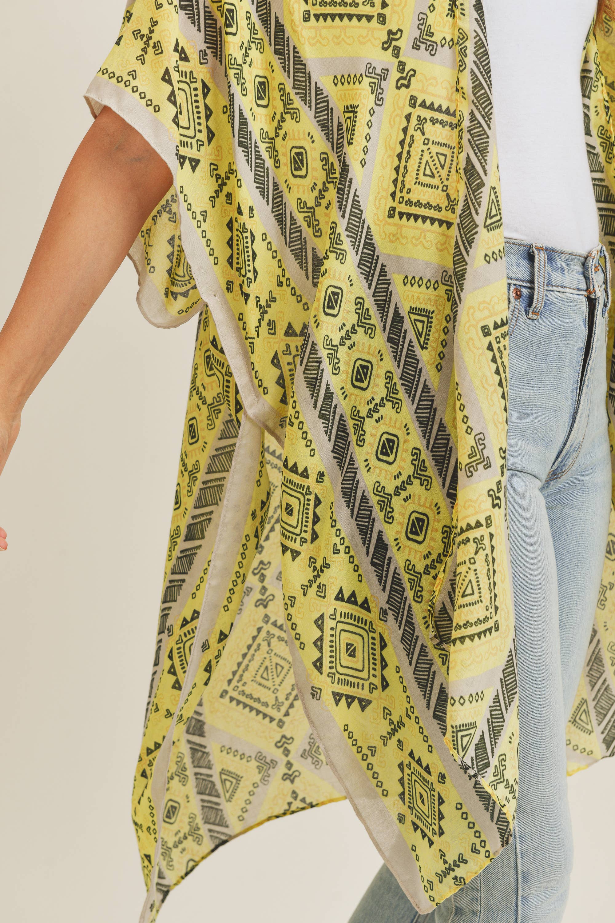 Hana - Wholesale Kimono - Women's - Tribal Pattern Summer Kimono Cover Up17