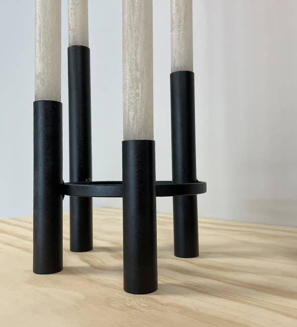 Lübech Living - Wholesale Candle Holder - Vienna 4 Arm Candle Holder. Black2