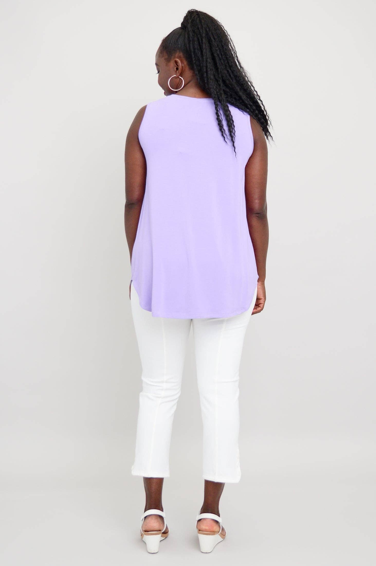 Blue Sky Clothing Co LLC - Vendita all'ingrosso Tunica - Donna - Jazz Tank, lavanda, bambù5