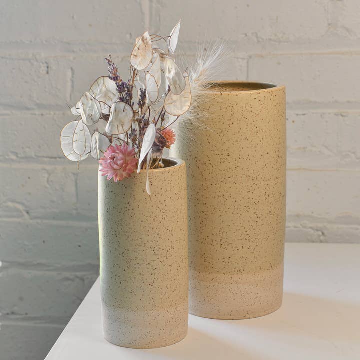 Little Fire Ceramics - Wholesale Vase - Medium Jacqueline Vase in Speckled Clay