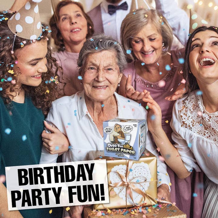 Smith Brands - Wholesale Gag Gift/Novelty Gift - Over the Hill Toilet Paper - Funny Gag Gifts for Men & Old People4