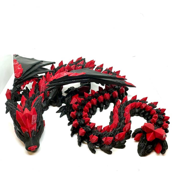 Ruby’s dragons - Vente Figurine – enfant - Grands dragons avec ailes imprimés en 3D — couleurs assorties5