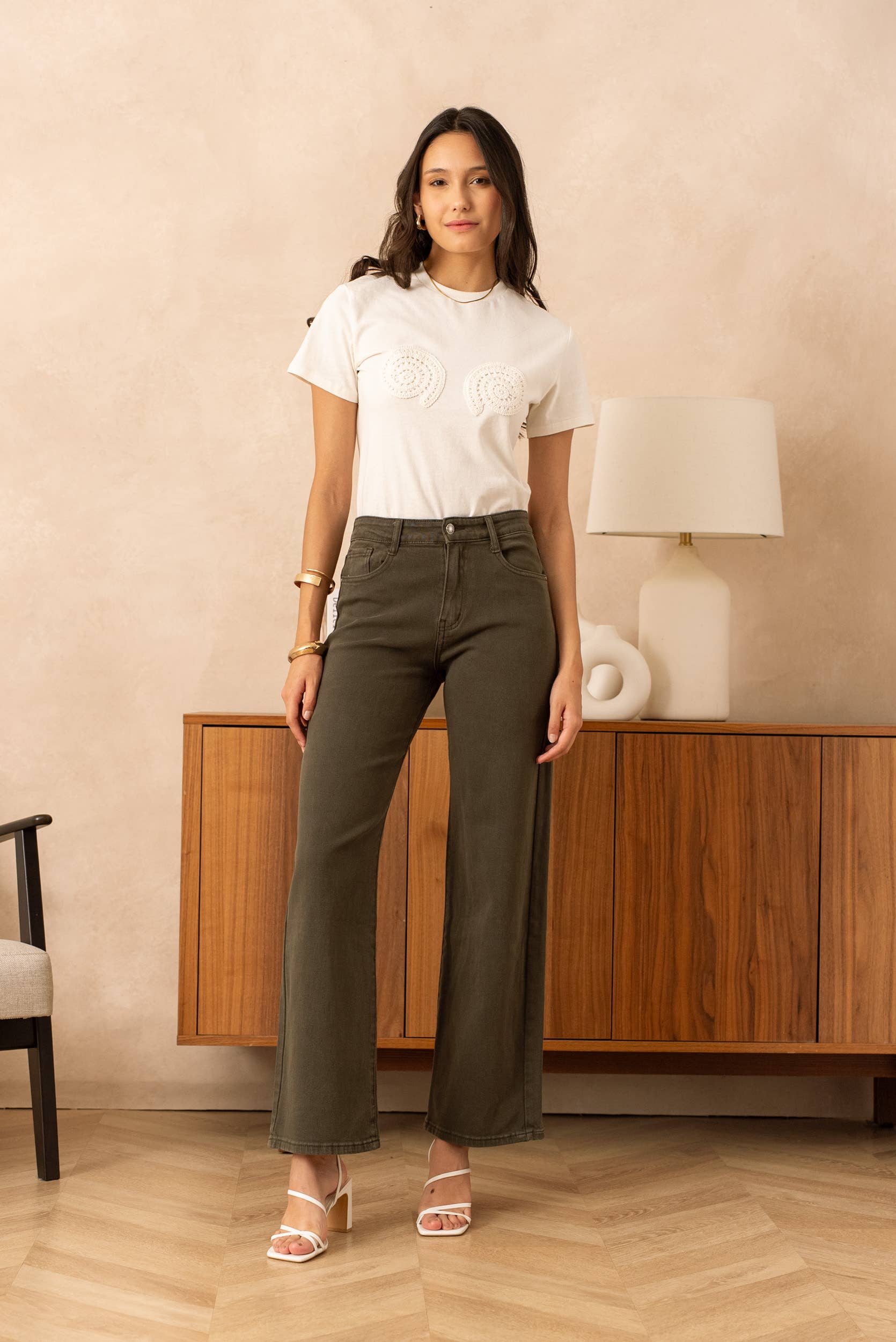 Vivid - Wholesale Jeans - Women's - Basic wide-leg jeans color12