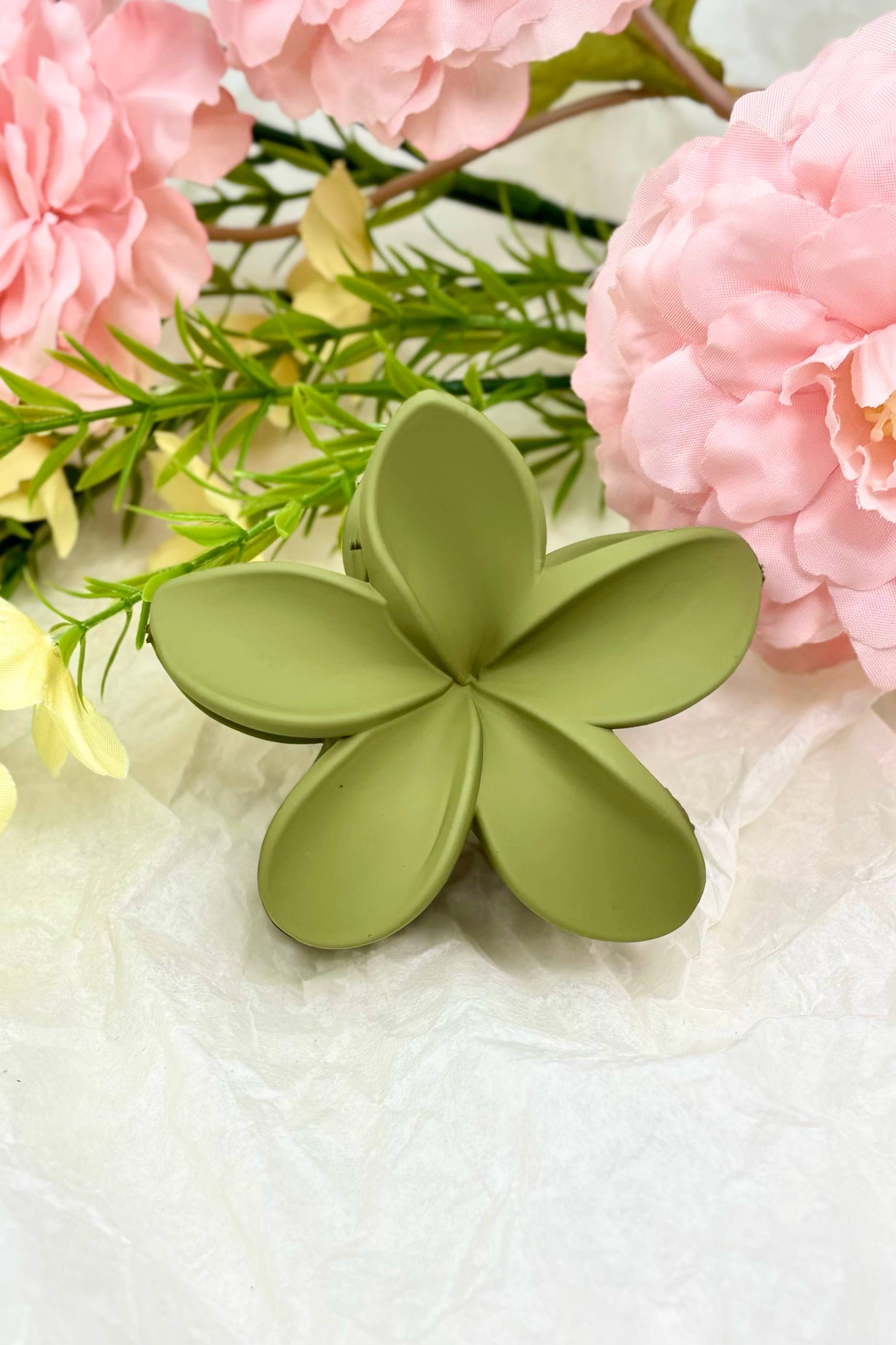 BYREN | ÉLINE L'ATELIER - Wholesale Hair Accessories Set - Women's - Matte flower hair clip YH523