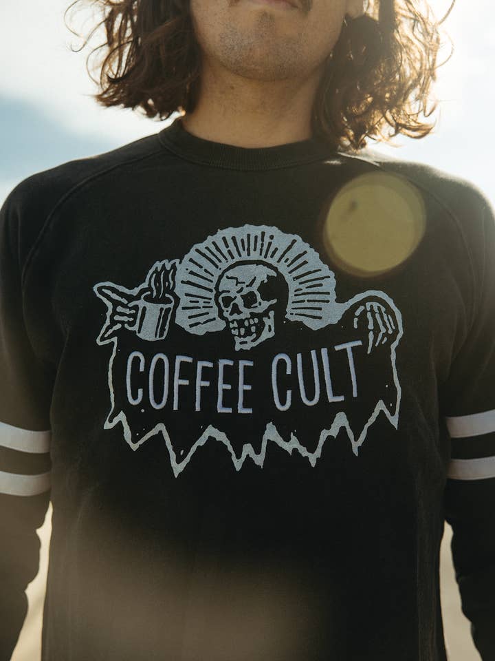 Pyknic - Wholesale Graphic Sweatshirt - Unisex - Coffee Cult Crewneck Sweatshirt4