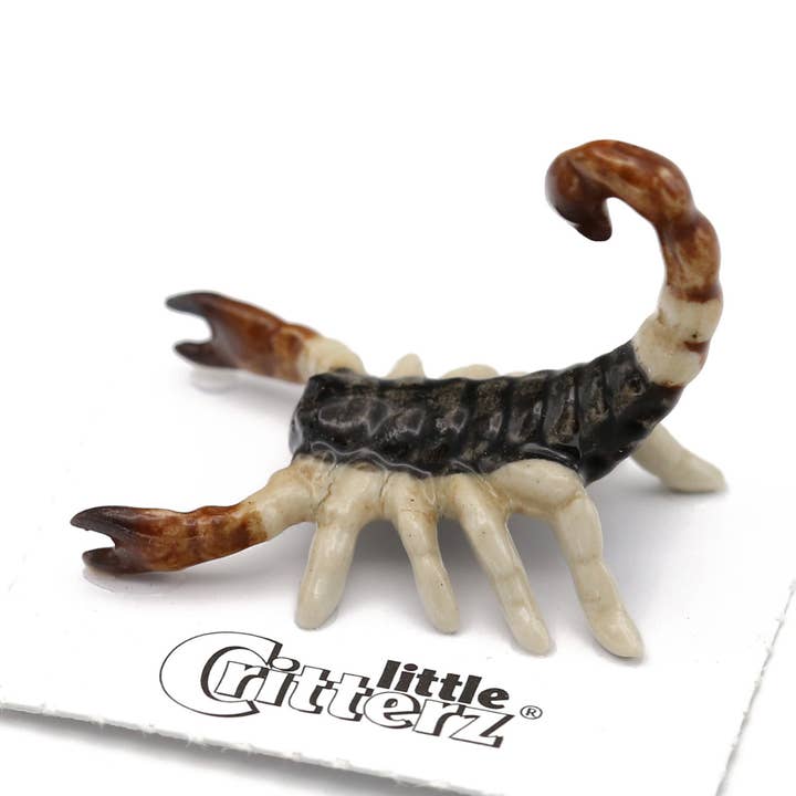 Miniatura de porcelana Sonora Escorpião por atacado de Little Critterz