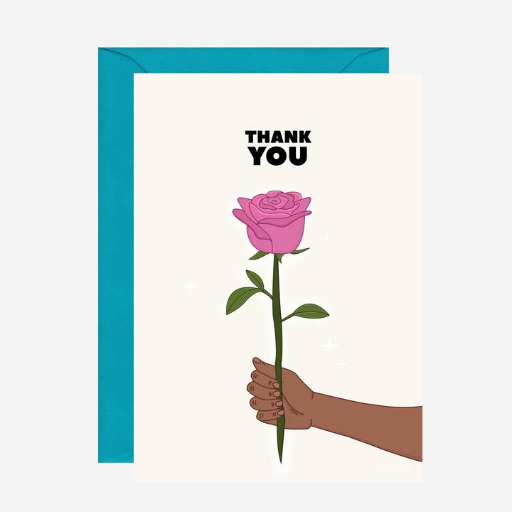 Tarjeta de Agradecimiento Rosa 2 para venta al por mayor de Pearl Ivy