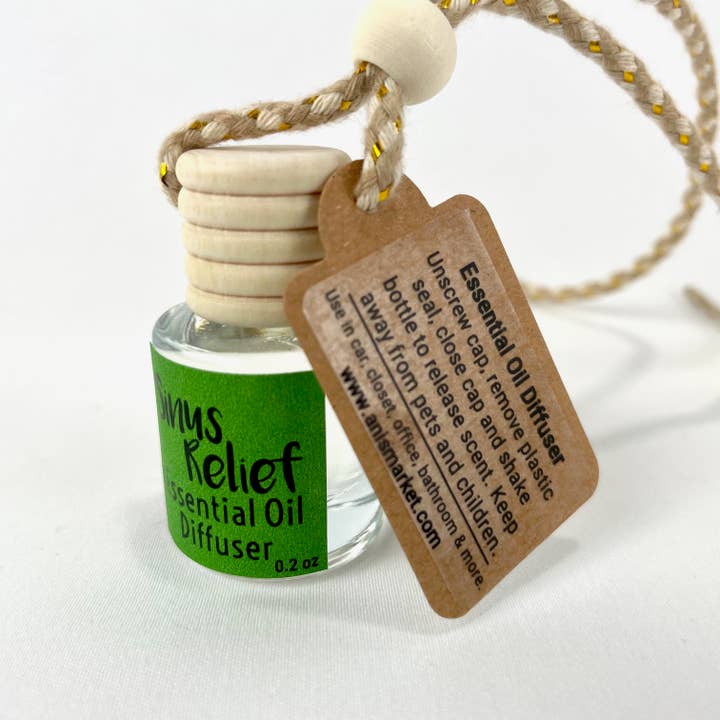 Ani’s Market LLC - Wholesale Car Freshener - Unisex - Essential Oil Car Diffuser- Eucalyptus, Mint, Tea Tree