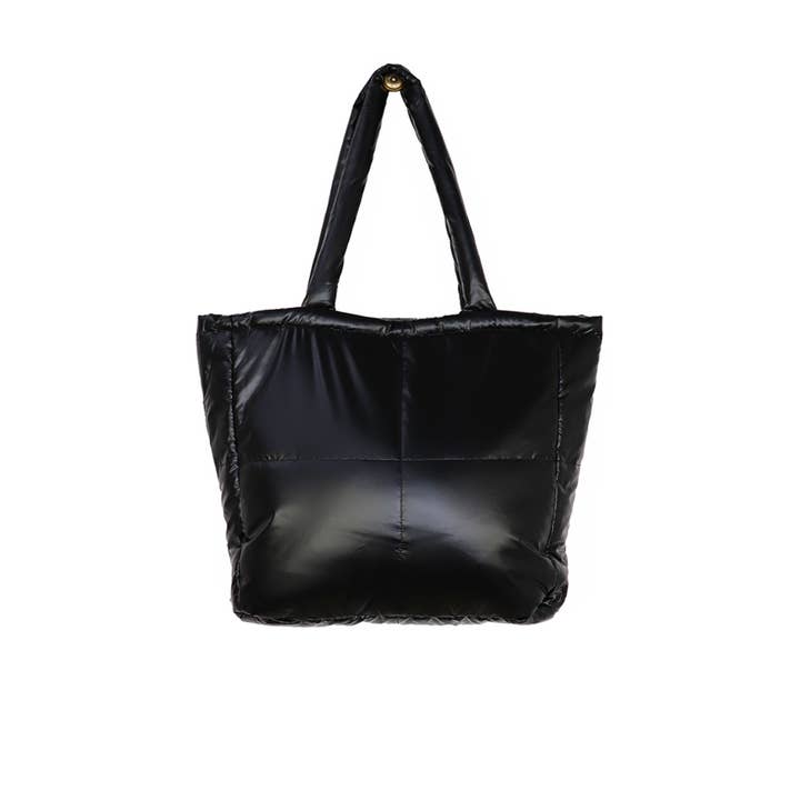 Attrait Paris - Wholesale Tote Bag - Women's - Quilted tote bag with checkered design