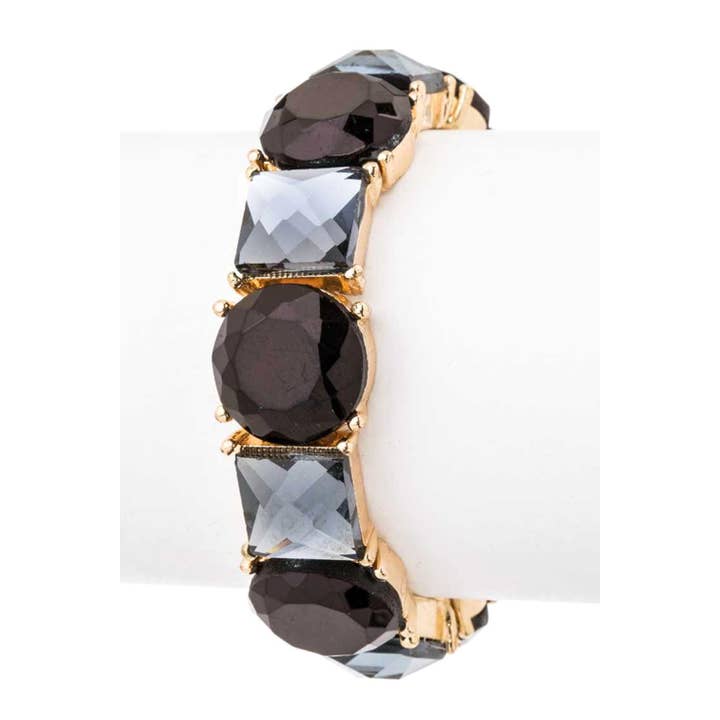 LA Jewelry Plaza - Wholesale Bangle Bracelet - Lucite Stretch Bracelet1