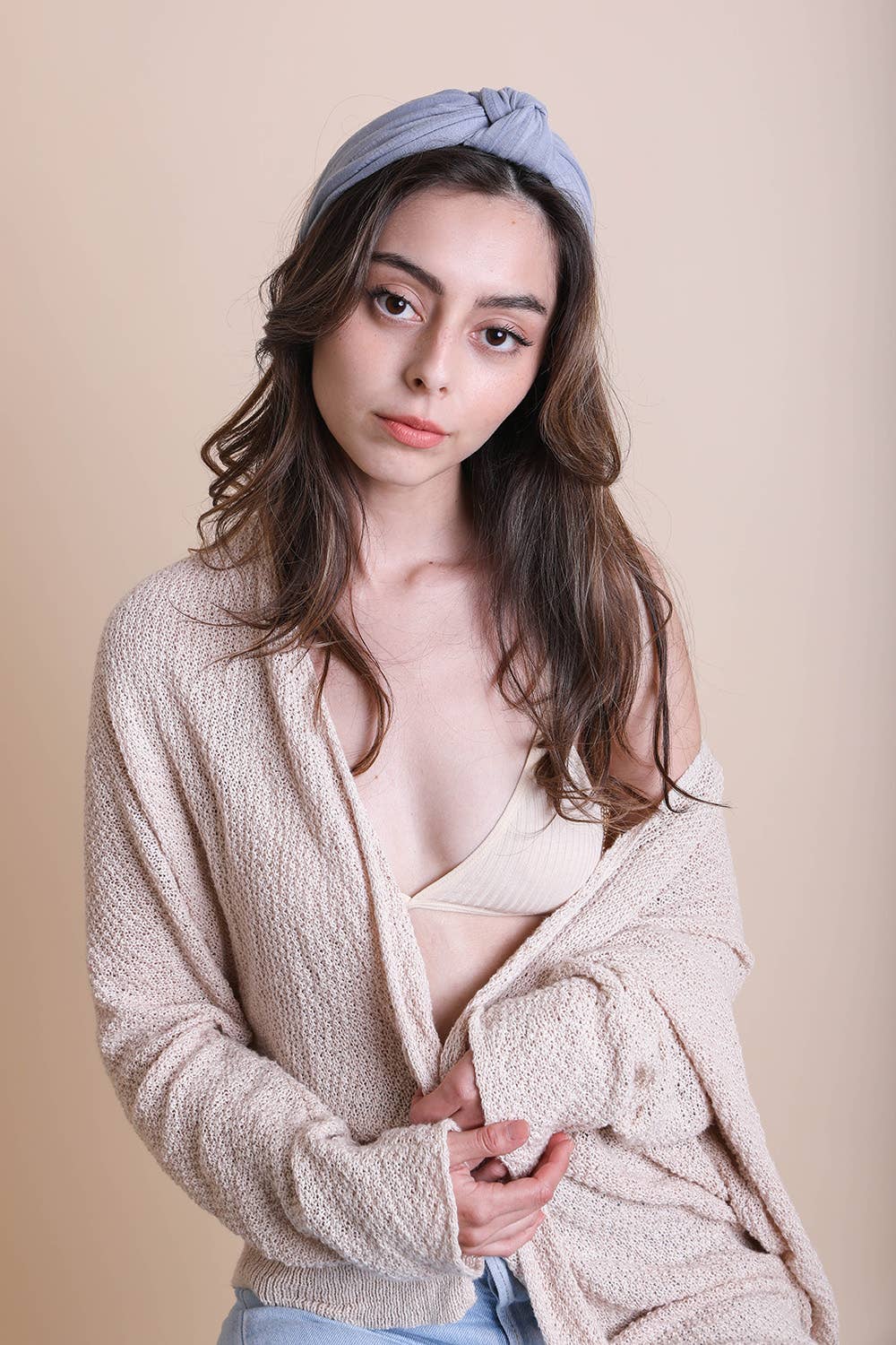 Leto Accessories - Wholesale Fashion Headband - Women's - Fall Colors Wide Stripe Topknot Headband - High Sell Through1