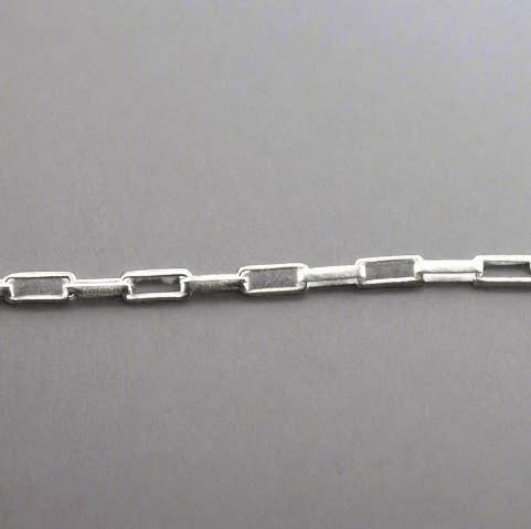 Makers & Providers - Wholesale Link & Chain Necklace - Rectangular Link Chain - Sterling Silver0