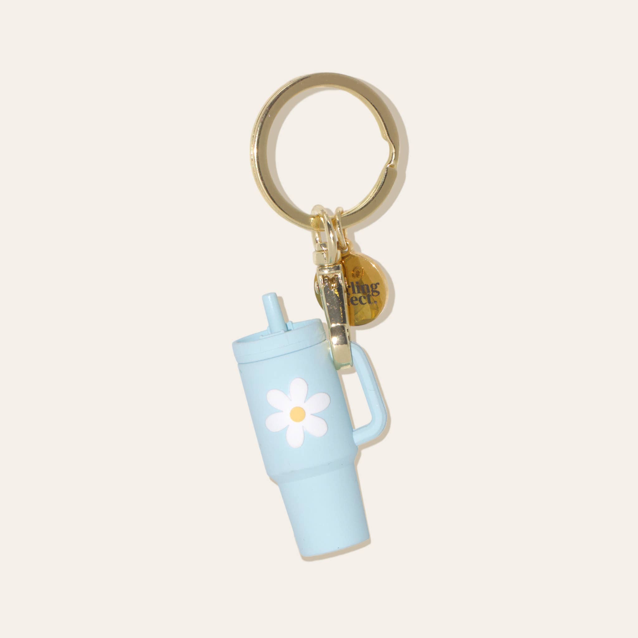 The Darling Effect - Wholesale Keychain - Women's - Tiny Tumbler Keychain - Aqua3