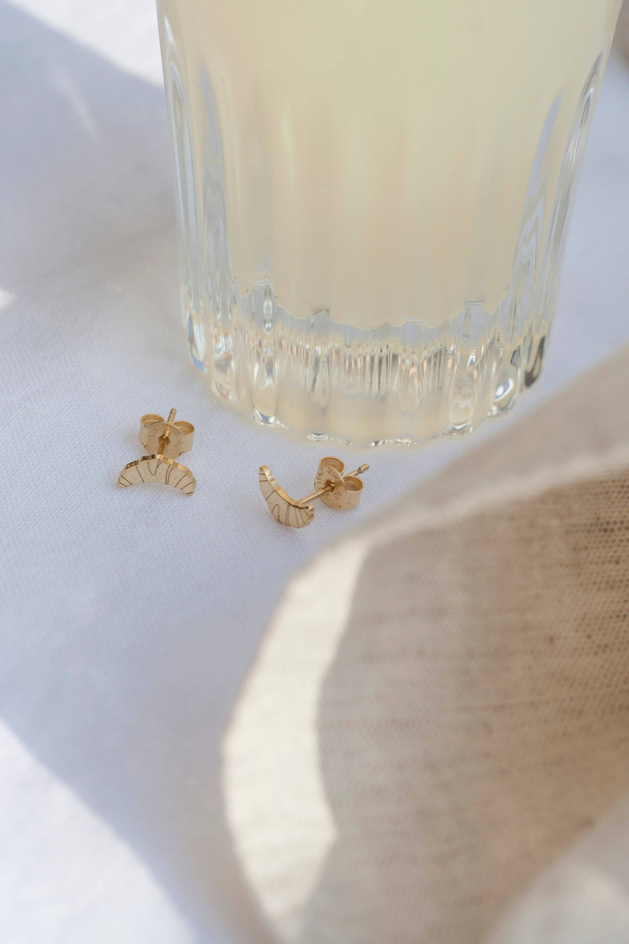 Jukserei - Wholesale Stud/Post Earrings - Croissant Ear Studs3