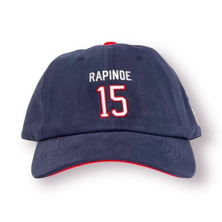 USWNT Megan Rapinoe #15 Soccer Cap for wholesale by Talisman & Co.