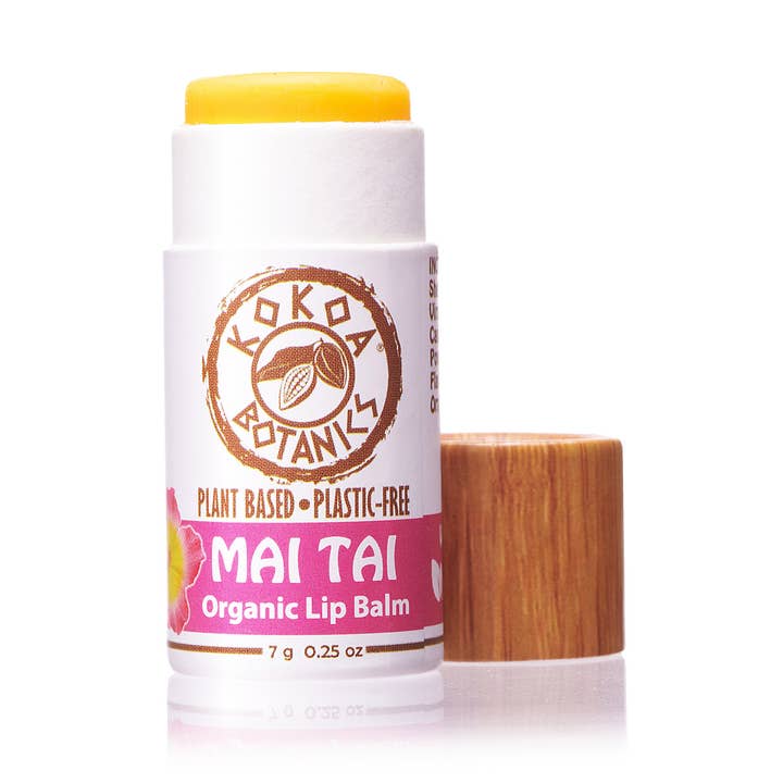MAI TAI - Bálsamo Labial Vegano Orgânico - Sem Plástico 7 g por atacado de Kokoa Botanics