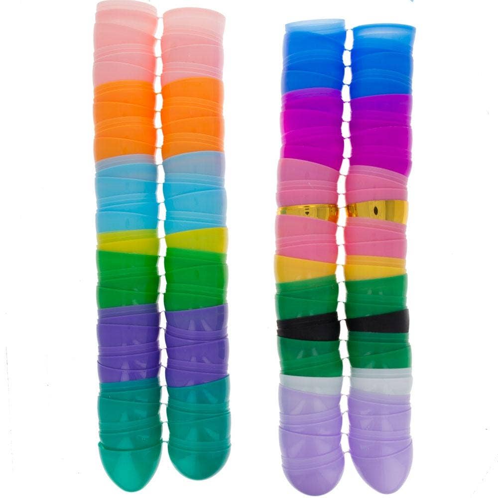 BestPysanky - Wholesale Decorative Tabletop Object - Set of 48 Plastic Easter Eggs - Pastel, Gold, White, Black, with Facial Expressions 2.25 Inches2