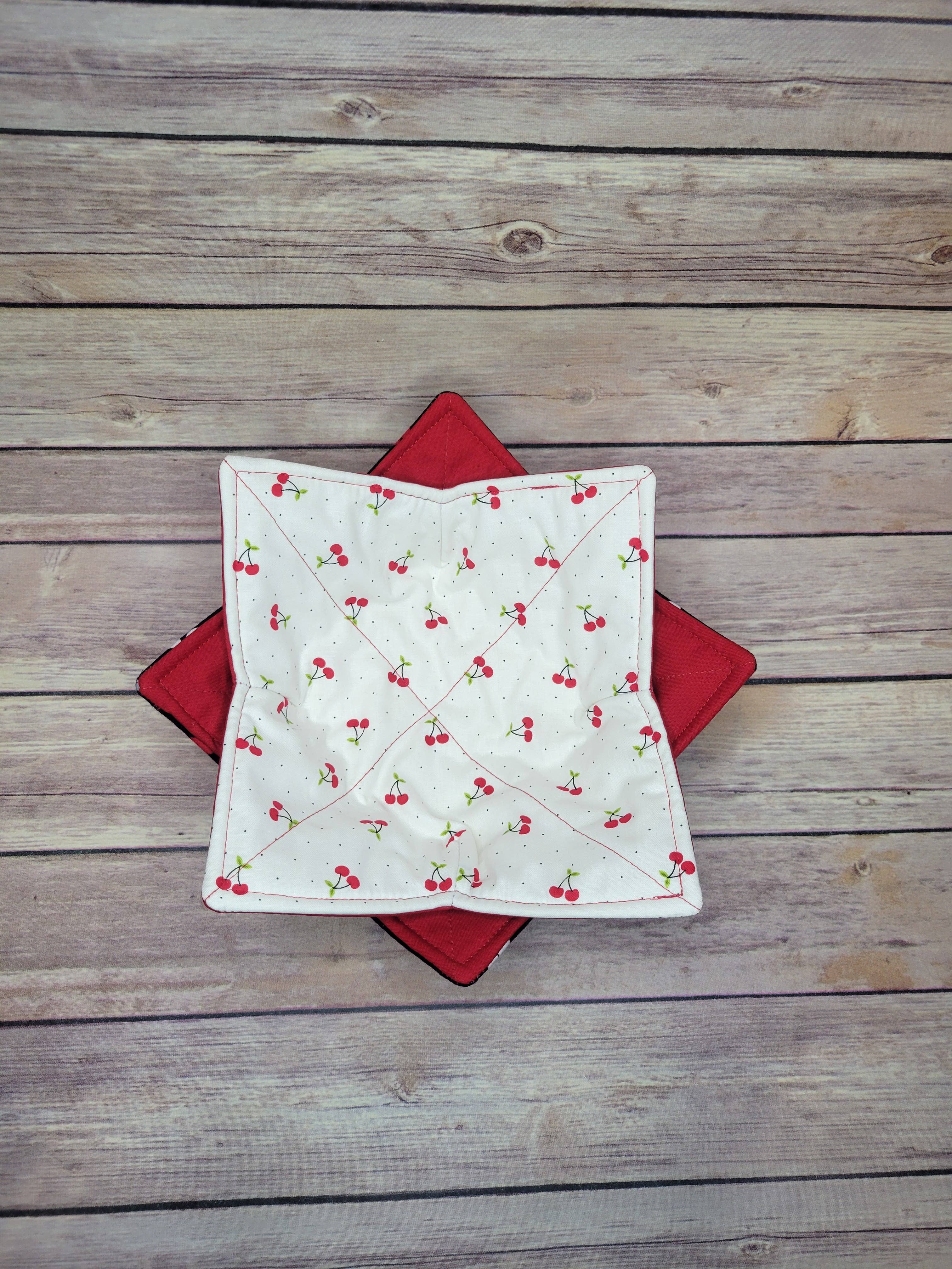 Burpie Bibs Boutique - Wholesale Oven Mitt/Pot Holder - Fruit Bowl Cozy | Lemon Cherry Strawberry Orange Hot Pad16