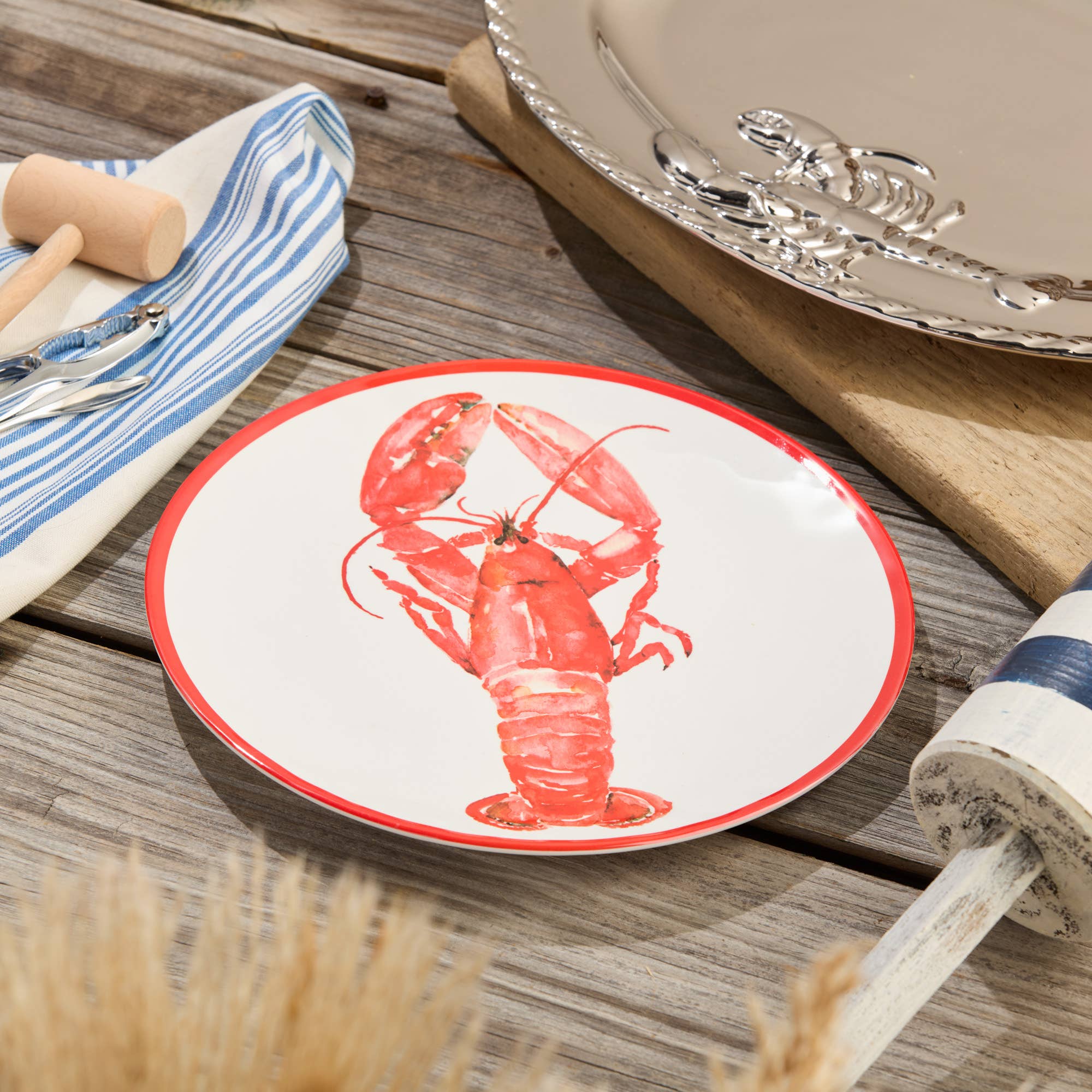 Certified International - Wholesale Dinner Plate - Beach House Lobster Dinner Plate 11"1