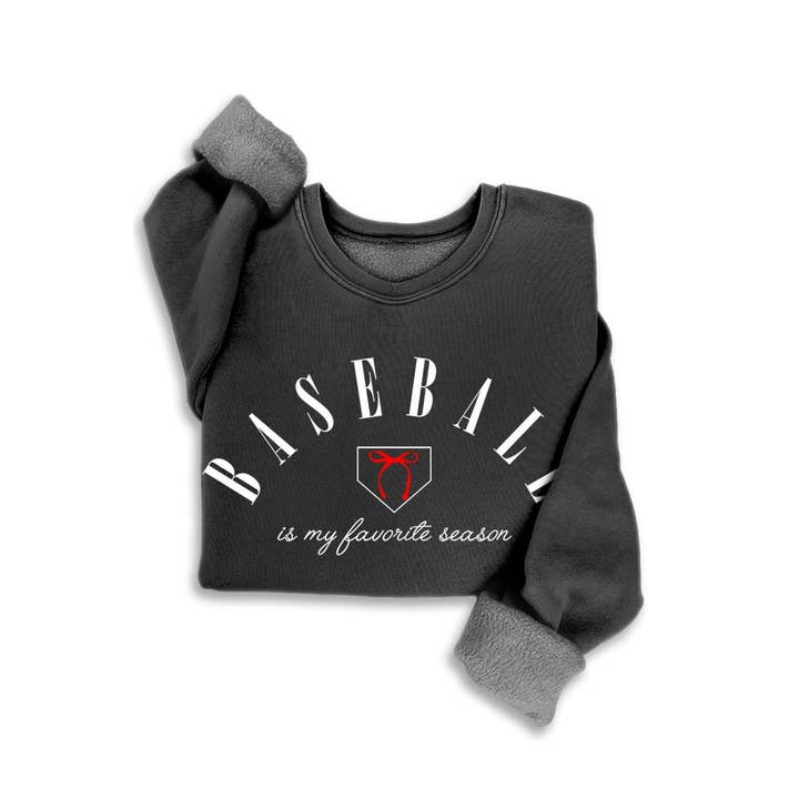 HRTandLUV - Wholesale Sweatshirt - Women's - BASEBALL MINERAL SWEATSHIRTS