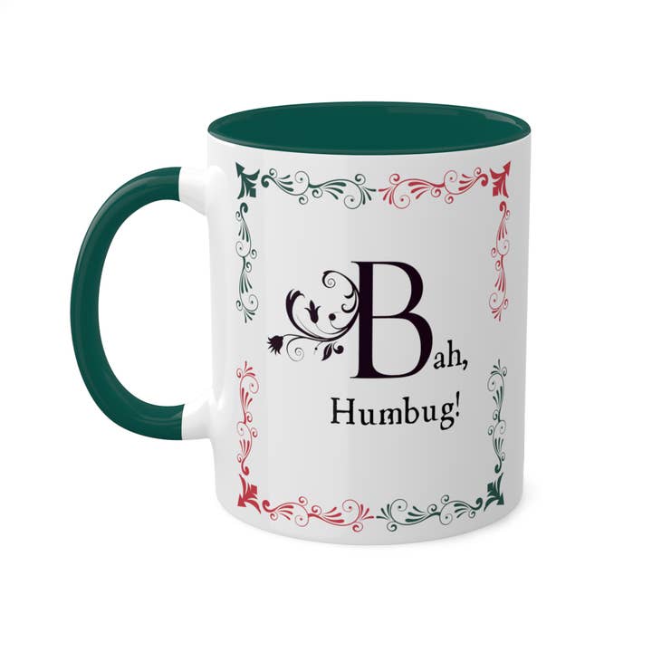 Dickens A Christmas Carol 11-Oz Accent Mug: Bah Humbug for wholesale by Mary Kunz Goldman
