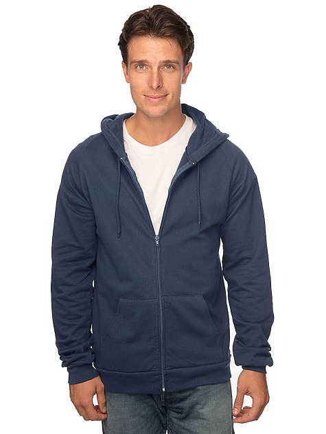 Royal Apparel - Wholesale Hoodie - Men's - Unisex Organic Cotton Full Zip Hoodie6