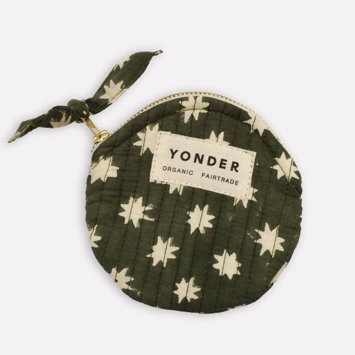 YONDER. - Wholesale Coin Purse - Women's - Quilted Coin Purse | Cosmic | Fern