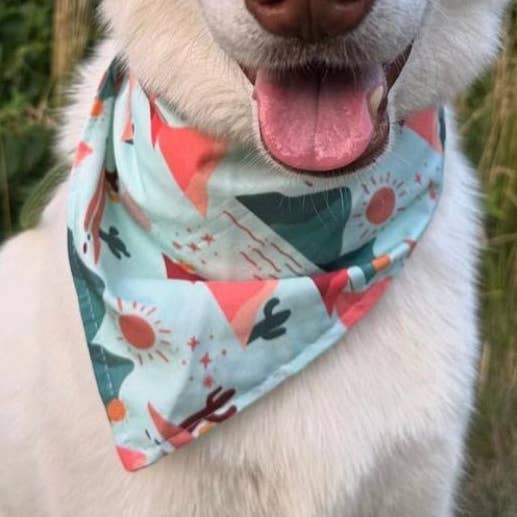 Bandana Montagne Boho per la vendita all'ingrosso da parte di Jersey Border Collars