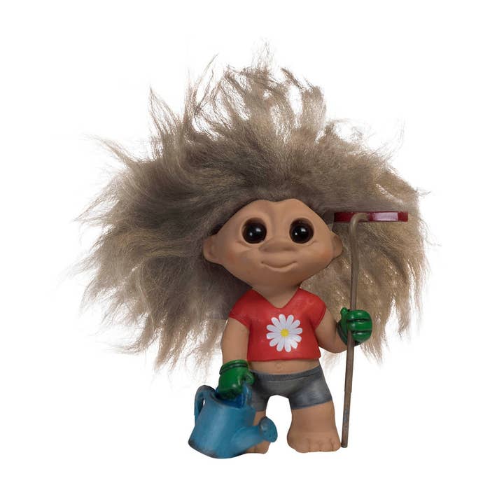 Good Luck Trolls - Wholesale Decorative Figurine - Gardener, Good Luck Troll, 9 cm0